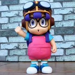 値下げ！Dr.スランプアラレちゃん 特大ソフビフィギュア 飛行帽 40cm
