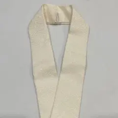 未使用品 正絹 重ね衿 伊達襟 アイボリー