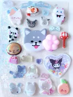 ボンボンドロップシール納豆ちゃんはぴだんぶいサンリオミニウォーターシール