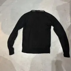 DESIGNWORKS Vネック ニット セーター ブラック 46 Mサイズのサムネイル