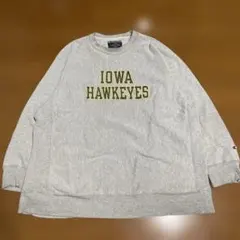 【希少XXL】90s チャンピオン リバースウィーブ アイオワ カレッジ 墨色