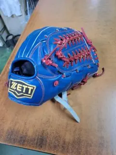 ZETT DualCatch サイズ28 軟式グローブ青 目が覚めるようなブルー