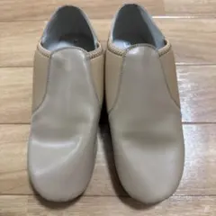 ジャズシューズ チアダンスシューズ ベージュ 40