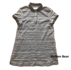 ゴールデンベアー　Golden Bear　シャツワンピ　ボーダーワンピース