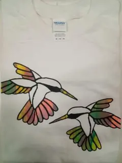 tr.suspension 一点物 プリント Tシャツ ホワイト Mサイズのサムネイル