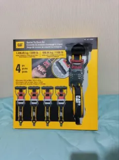 新品】キャタピラー ラチェットタイダウンセット 4本セット タイ