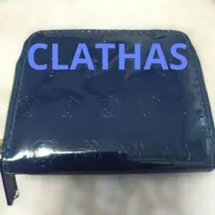 CLATHAS ネイビー 二つ折り財布のサムネイル