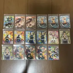 鬼滅の刃 丸美屋 カレー オリジナルキラキラシール 17枚