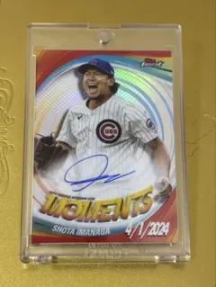 に*中様 今永昇太 直筆サイン topps definitive ルーキー - メルカリ