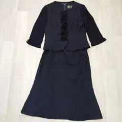 東京ソワール　高級礼服　シアワンピースセットアップ　フリル　現行タグ　美品　7