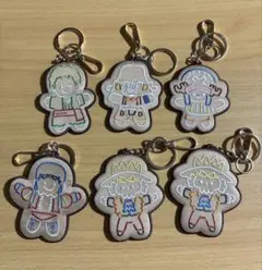 ワンピース　サンジのおやつ　ワッペンキーホルダー　6個セット