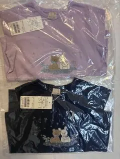 新品　petit main 星空のpupu&tete半袖Tシャツ　接触冷感