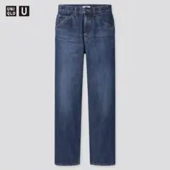 【ユニクロ/UNIQLO】 レギュラーフィットストレートハイライズジーンズ(仮)