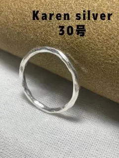 カレン甲丸ラウンド Karen silver リングシンプル 幅広銀指輪 Cwい
