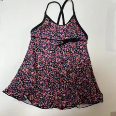 花柄キャミソール水着 女の子用　100