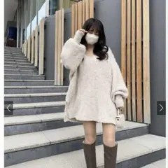 グレイル✳︎ウール混Vネックニットトップス