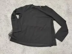 レディース　トップス　バックレース　ブラック