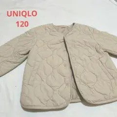 UNIQLO ウォームパデットウォッシャブルジャケット　キルティング　120