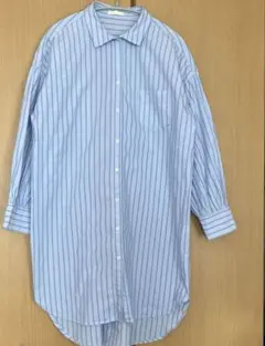 earth music&ecology レディース　ロング丈長袖シャツ Fサイズ