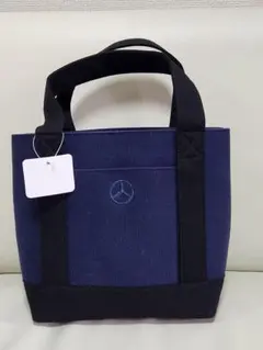 Mercedes-Benz 　キャンバス　ミニトートバッグ 　ネイビーのサムネイル