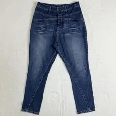 millmillミリミリ ハイウエストデニムパンツ　ジーンズ　M ブルーのサムネイル