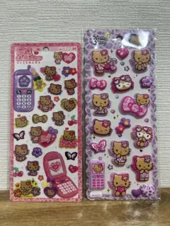 日焼ギャルキティ ハローキティ シール 2シートセット