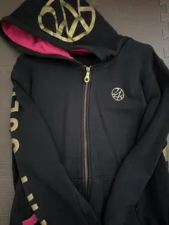 24karats パーカー ブラック ゴールド ピンク ミディアムのサムネイル