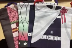 鬼滅の刃 巾着 まとめ売り かまどねずこ 胡蝶しのぶ 栗花落カナヲ