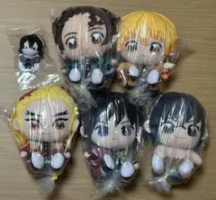 【鬼滅の刃】プライズ ぬいぐるみ　６点セット