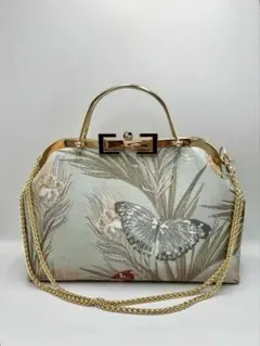 【ハンドメイド】がま口バッグ　 3way #639