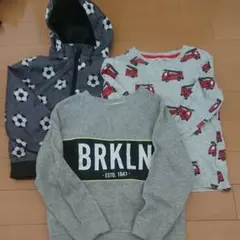 子供服 4点 120 男の子 長袖Tシャツ トレーナー ウインドブレーカー