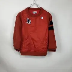 ジャックバニー キッズ150 ニット切替ブルゾン ゴルフ 防寒 赤