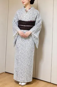 レース着物 小紋 カジュアルのサムネイル