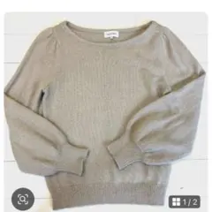 レディース　アローズ　グリーンレ　ニット　アンゴラ　M セーター　UR ビームス