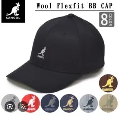 KANGOL Wool Flexfit BB CAP ブラック L/XLのサムネイル