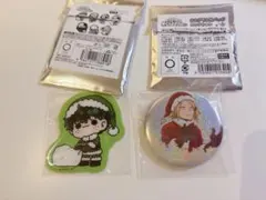 ヒロアカ ホログラム缶バッジ 上鳴 クリスマス トレーディングステッカー 緑谷