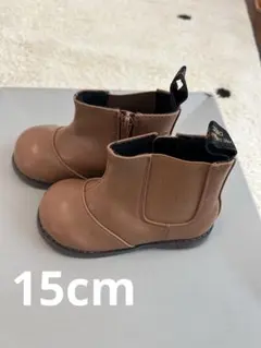 プティマイン　サイドゴアブーツ　キャメル