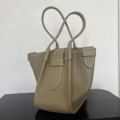 VASIC PORT MINI トートバッグ ショルダー レザー グレー 肩掛け