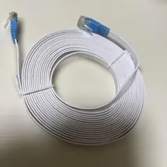 ホワイト LANケーブル RJ45 コネクタ
