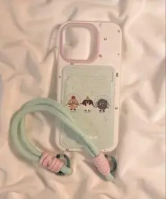 ミントグリーン キャラクターiPhone17ケース