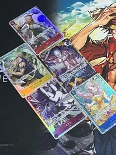 エネル SEC エネルsr レベッカsr ゾロsr ギンsr 計５枚