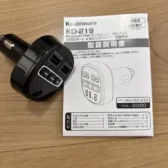 カシムラ　KD219 FMトランスミッター　Bluetooth USB 充電器のサムネイル