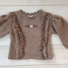 メゾピアノ　110 ポワン袖トップス