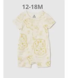 【babyGAP】くま柄ボディオール 12-18M
