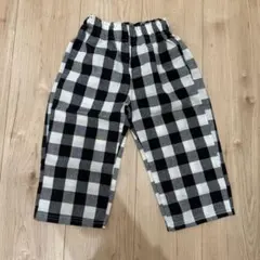 値下げ【新品】シーイン ワイドチェックパンツ 100cm