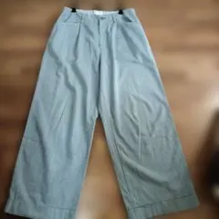 プランテーション　織地ワイドパンツ
