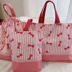 suitaro様 オーダー【コーラルピンク×リボン】【ピンク×リボン】入園