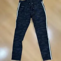 RESOUND CLOTHING カモフラサイドラインパンツMブラックカモフラのサムネイル