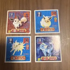 ポケモン 最強シール烈伝 サンダース イーブイ シャワーズ 7枚セット
