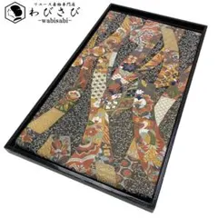袋帯 聚蚕紬 手織り 四角に織模様 暗紅色 O-4968 袋帯 聚蚕紬 手織り 四角に織模様 暗紅色 O-4968 - メルカリ